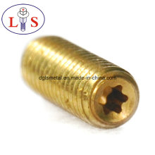 Factory Price Brass Machined Slotted Set Screw